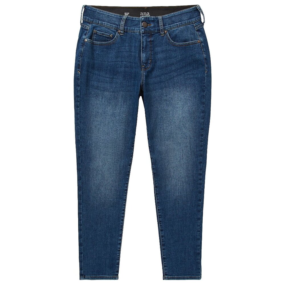 New! A.N.A Comfort Waist Skinny Mid-Rise Stretch Denim Jeans Women's 24W